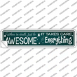 When In Doubt Novelty Narrow Sticker Decal