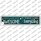 When In Doubt Novelty Narrow Sticker Decal