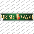 Irish Way Novelty Narrow Sticker Decal Small