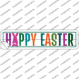 Happy Easter Novelty Narrow Sticker Decal Small