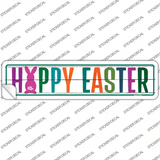 Happy Easter Novelty Narrow Sticker Decal Small