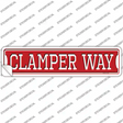 Clamper Way Novelty Narrow Sticker Decal