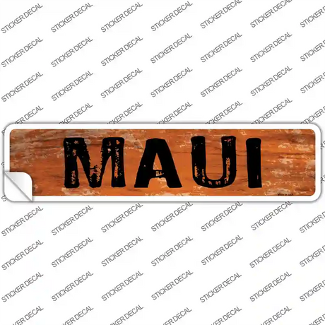 Maui Novelty Narrow Sticker Decal Small