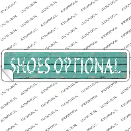 Shoes Optional Novelty Narrow Sticker Decal Small