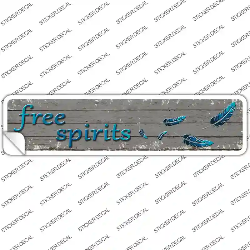 Free Spirits Novelty Narrow Sticker Decal