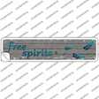 Free Spirits Novelty Narrow Sticker Decal