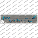Free Spirits Novelty Narrow Sticker Decal