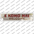 E Komo Mai Novelty Narrow Sticker Decal Small