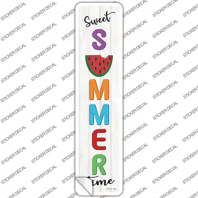 Sweet Summer Time Novelty Narrow Sticker Decal Small