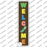 Welcome Dragon Fly Novelty Narrow Sticker Decal Small