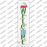 Welcome Hat White Novelty Narrow Sticker Decal Small