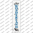 Winter Wonderland White Novelty Narrow Sticker Decal Small