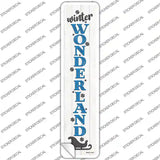 Winter Wonderland White Novelty Narrow Sticker Decal Small