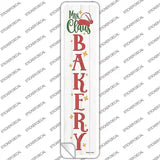 Mrs Claus Bakery White Novelty Narrow Sticker Decal Small