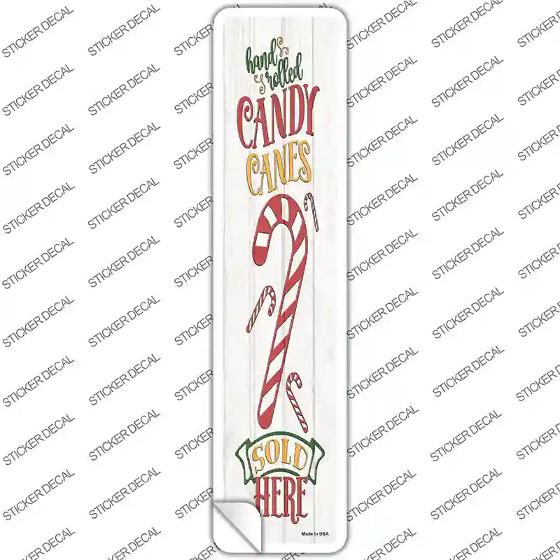 Candy CaSold Here White Novelty Narrow Sticker Decal Small