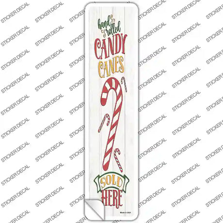 Candy CaSold Here White Novelty Narrow Sticker Decal Small