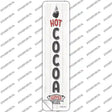 Hot Cocoa White Novelty Narrow Sticker Decal Small