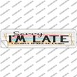 Im Late Didnt Want To Come Novelty Narrow Sticker Decal