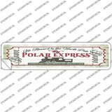 All Abord the Polar Express Novelty Narrow Sticker Decal Small