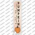 Hello There Pumpkin Novelty Narrow Sticker Decal Small