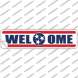 Welcome Tennessee Novelty Narrow Sticker Decal Small