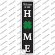 Home Shamrock Novelty Narrow Sticker Decal Small