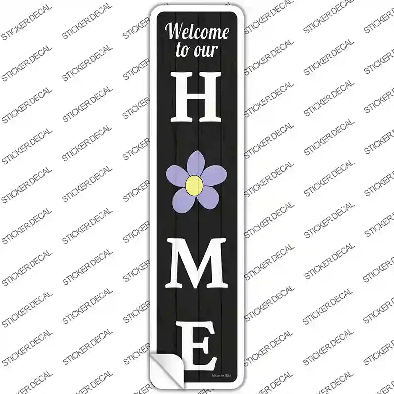 Home Flower Novelty Narrow Sticker Decal Small