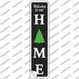 Home Christmas Tree Novelty Narrow Sticker Decal Small