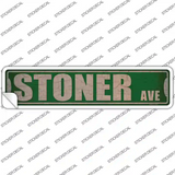 Stoner Ave Novelty Narrow Sticker Decal Small