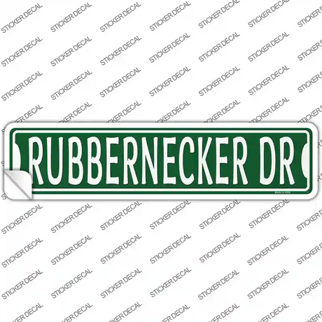 Rubbernecker Dr Novelty Narrow Sticker Decal