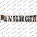 New York City Novelty Narrow Sticker Decal Small