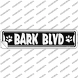 Bark Blvd Novelty Narrow Sticker Decal Small