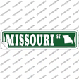 Missouri St Silhouette Novelty Narrow Sticker Decal Small