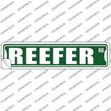 Reefer Road Novelty Narrow Sticker Decal Small