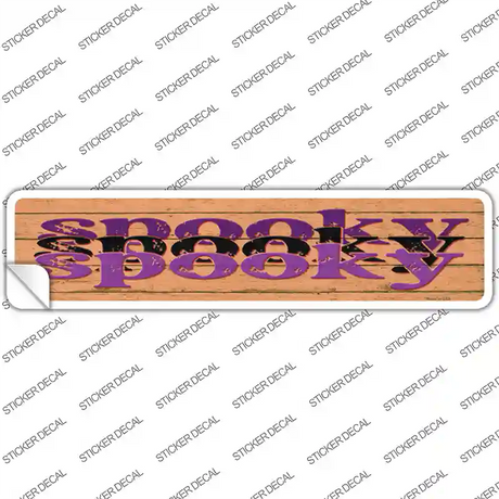 Spooky Spooky Novelty Narrow Sticker Decal Small