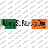 Happy St. Patricks Day Novelty Narrow Sticker Decal Small