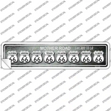 Route 66 Chicago To LA Novelty Narrow Sticker Decal