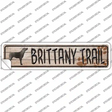 Brittany Trail Novelty Narrow Sticker Decal Small