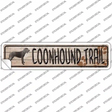 Coonhound Trail Novelty Narrow Sticker Decal Small