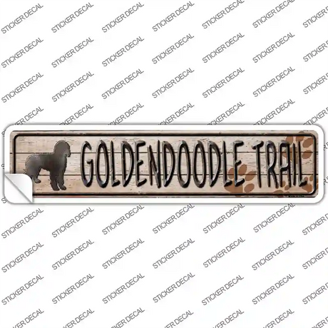 Golden Trail Novelty Narrow Sticker Decal Small