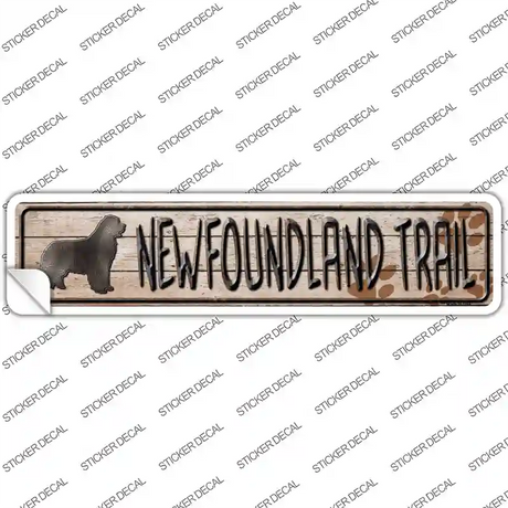 Newfoundland Trail Novelty Narrow Sticker Decal Small