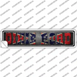 Dixie Road Novelty Narrow Sticker Decal Small