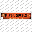 Witch Spells Novelty Narrow Sticker Decal Small