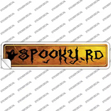 Spooky Road Novelty Narrow Sticker Decal Small