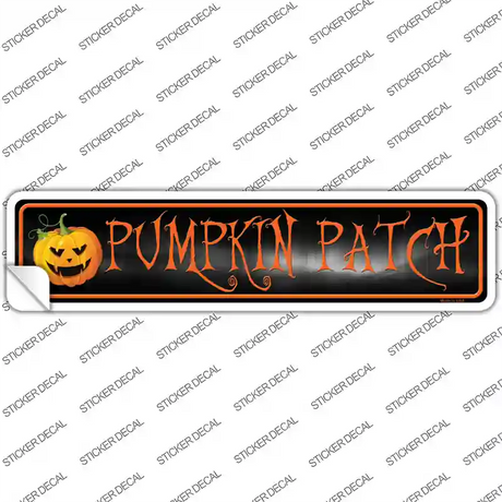 Pumpkin Patch Jakolanturn Novelty Narrow Sticker Decal Small