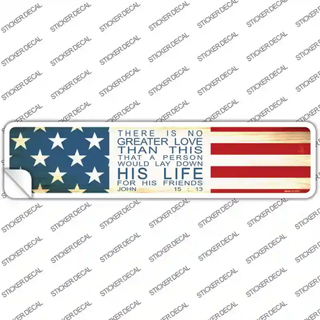 His Life Novelty Narrow Sticker Decal