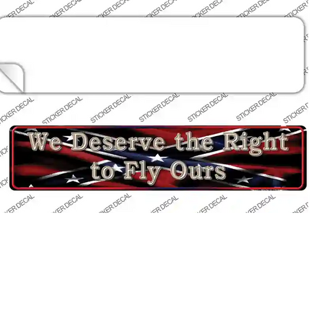 We Deserve The Right Novelty Narrow Sticker Decal Small