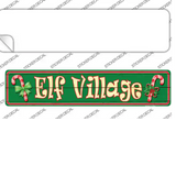 Elf Village Novelty Narrow Sticker Decal Small