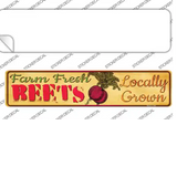 Farm Fresh Beets Novelty Narrow Sticker Decal Small