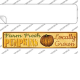 Farm Fresh Pumpkins Novelty Narrow Sticker Decal Small